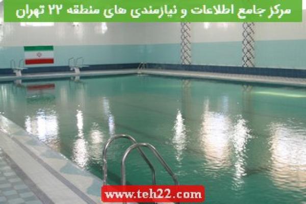 تصویر شماره تیم شنای بانوان منطقه ۲۲ تهران به کسب مقام در المپیاد نائل شدند.